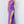 JOVANI 02543 One Shoulder Jersey Sheath Dress with High Slit - Red or Purple