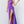 JOVANI 02543 One Shoulder Jersey Sheath Dress with High Slit - Red or Purple