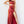 JVN by Jovani 22855 One Shoulder Iridescent Sequin Sheath Dress with Side Cutout and Slit - Red or Purple