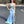 JOVANI 22410 Light Blue One Shoulder Dress with Asymmetric Cut Glass Bodice