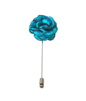 Turquoise Bow Tie, Pocket Square & Lapel Pin Set Formalwear Outlet 