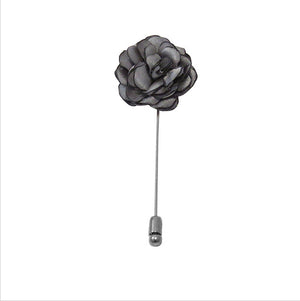 Silver Bow Tie, Pocket Square & Lapel Pin Set Formalwear Outlet 