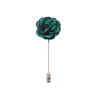 Teal Green Bow Tie, Pocket Square & Lapel Pin Set Formalwear Outlet 