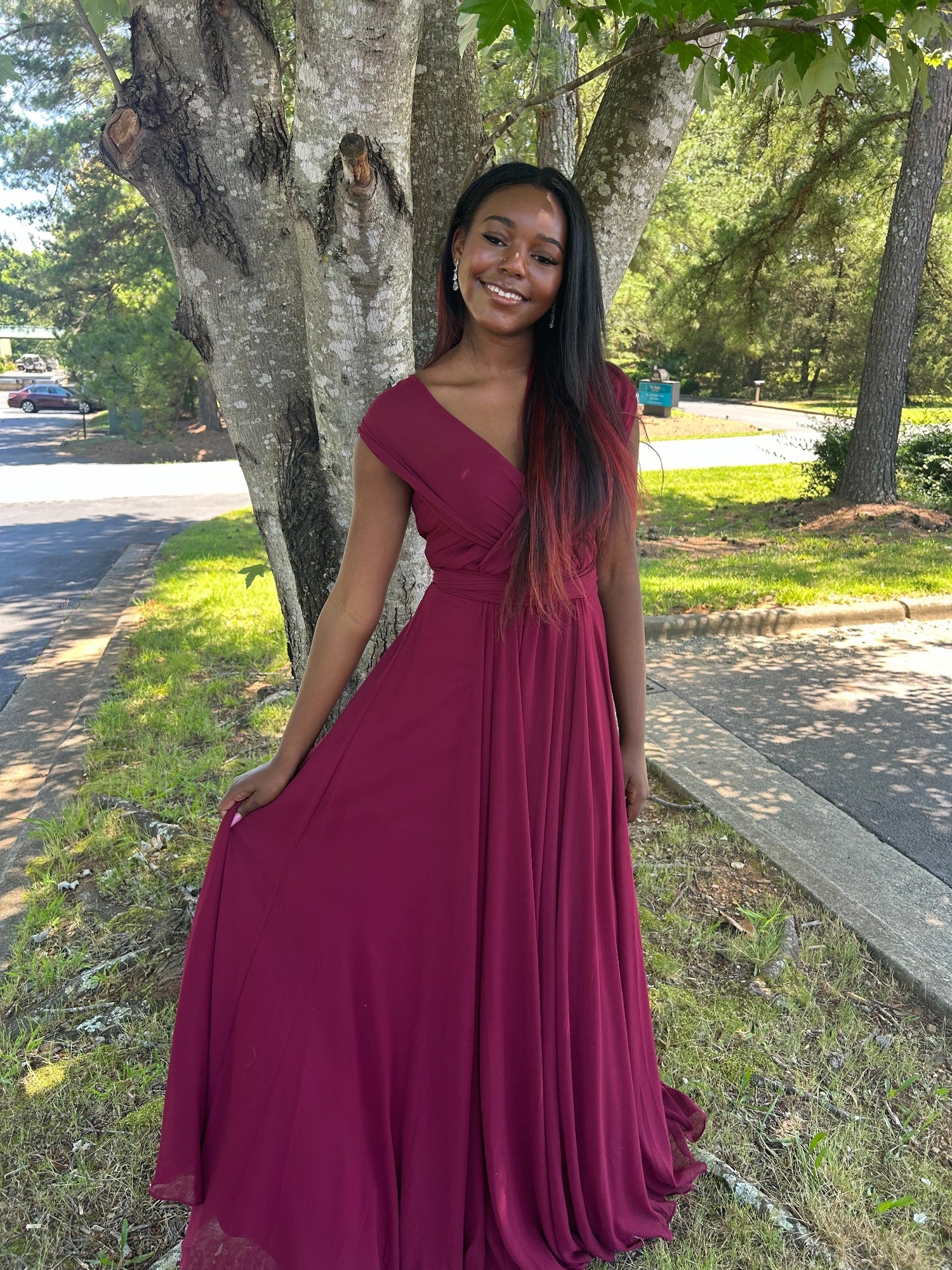dress color burgundy Shiny Off the Shoulder Burgundy Long Prom Dresses, Off Shoulder Wine Red Formal Evening Dresses, US 14 / Burgundy as Pics / With Rush+$19.99