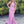 Lucci Lu 28036 Pink Shimmer Fit-n-Flare Dress
