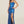 Lucci Lu 90288 Royal Blue Liquid Metallic Fitted Dress Lucci Lu 