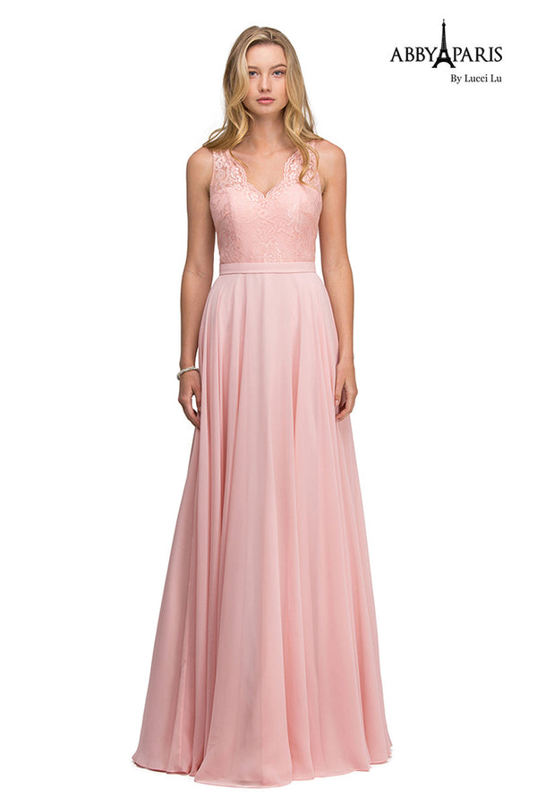 Lucci Lu style 93101 dress in blush