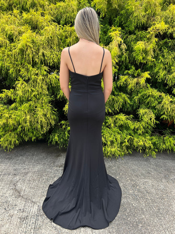 Lucci Lu style 93123 dress in black back