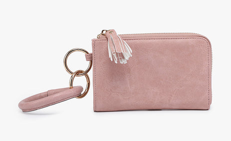 Liv Bangle Wrist Wallet - Mauve