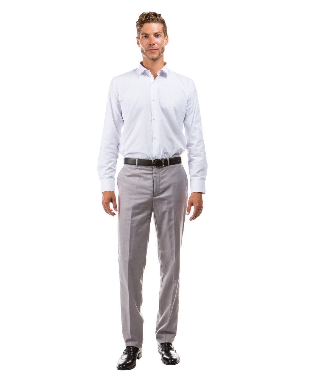 New Azzuro Grey Dress Pants 40W New Azzuro Grey Dress Pants 40W