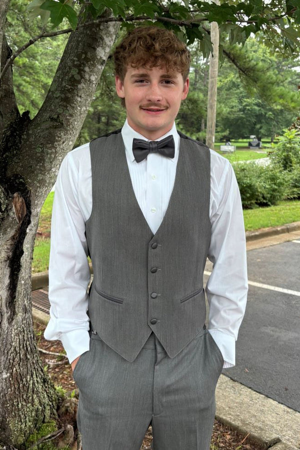 Michael Kors Gray Passion Vest to match the Grey Passion Tuxedo