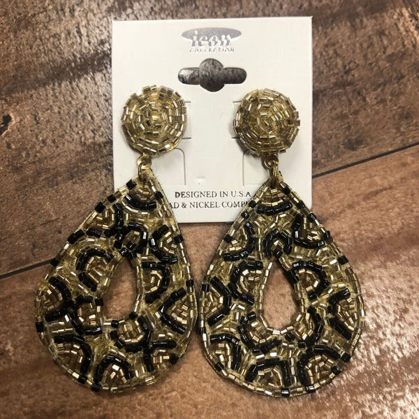 Molly Beaded Teardrop Earring