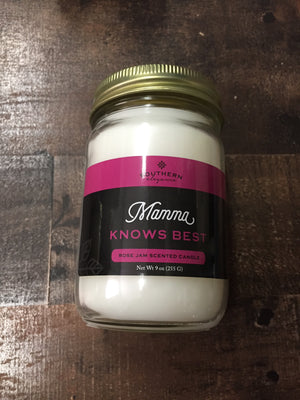 "Momma Knows Best" Southern Sayings 9oz Candle Boutique on Millstone 