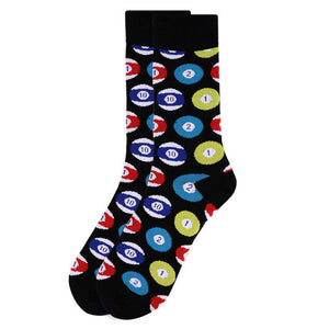 Men's Billiards Novelty Socks SELININY 