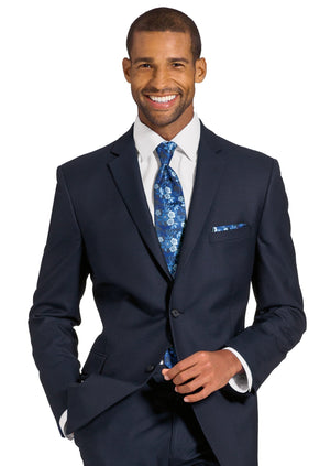 Navy Blue Ike Behar 'Collin' Slim Fit Suit Jacket and Pants Ike Behar 