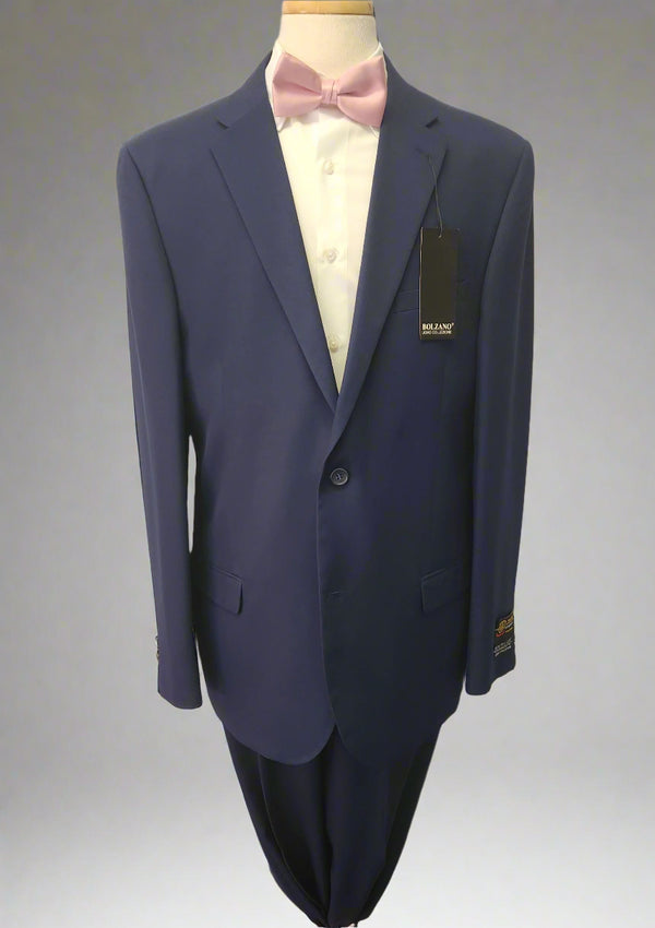 New Midnight Blue Bolzano Regular Fit Two Piece Suit