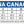 Nina Canacci size chart with measurements in inches