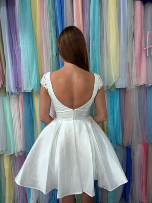 NINA CANACCI 306 Ivory Cocktail Dress Nina Canacci 