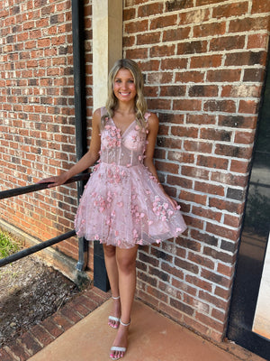 NINA CANACCI 519 Blush Cocktail Dress Nina Canacci 