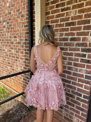 NINA CANACCI 519 Blush Cocktail Dress Nina Canacci 