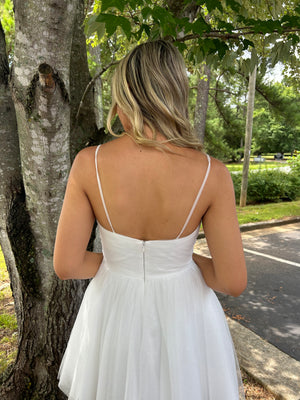 NINA CANACCI 607 Ivory Tulle Cocktail Dress Nina Canacci 
