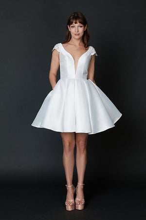 NINA CANACCI 306 Ivory Cocktail Dress Nina Canacci 