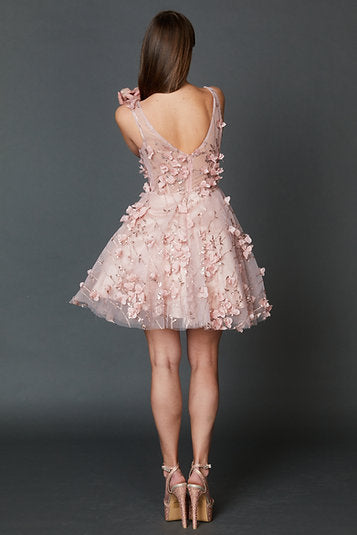NINA CANACCI 519 Blush Cocktail Dress Nina Canacci 
