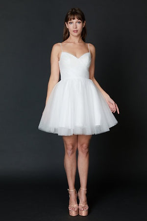 NINA CANACCI 607 Ivory Tulle Cocktail Dress Nina Canacci 