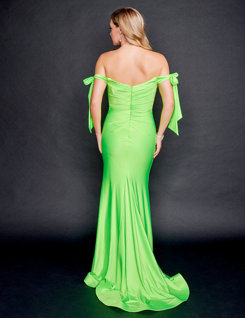 NINA CANACCI 7504 Neon Green Dress NINA CANACCI 7504 Neon Green Dress