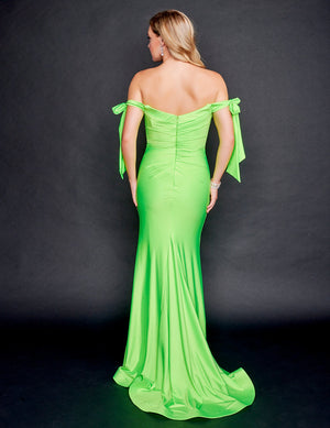 NINA CANACCI 7504 Neon Green Dress Nina Canacci 
