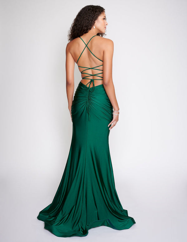 NINA CANACCI 8207 Green Fitted Dress Nina Canacci 