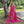 Portia & Scarlett PS22543 Glittering Fit-n-Flare Dress with Chiffon Shoulder Sash - Cobalt Blue, Hot Pink or Light Blue