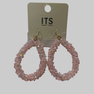Faceted Bead Teardrop Dangle Earrings Boutique on Millstone 