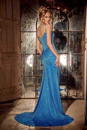 Portia & Scarlett PS24178 Sparkling Mesh Dress Portia & Scarlett 