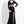 Rachel Allan 6137 Black Jersey 2 Piece Dress