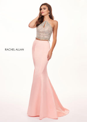 Rachel Allan 6478 Blush 2 Piece Fit-n-Flare Dress *FINAL SALE* Rachel Allan 