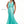 Rachel Allan 6669 Mint Jade Ombre V-Neck Satin Mermaid Dress