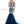 Rachel Allan 7001 Navy Embroidered Floral Mermaid Dress Rachel Allan 