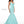 Rachel Allan 7087 Aqua Floral Jacquard Mermaid Dress Rachel Allan 
