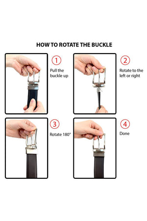 Men's Black & Brown Reversible Belt How To Image Umo Lorenzo 