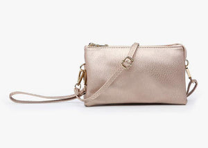 Riley Crossbody - Rose Gold Jen & Co Handbags 