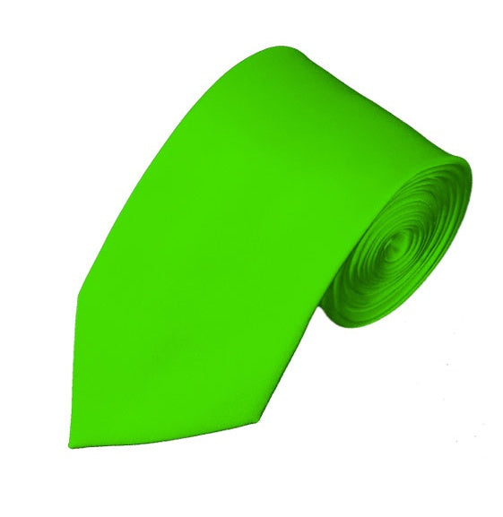 New Hot Lime Self Tie Slim Long Tie Not specified 