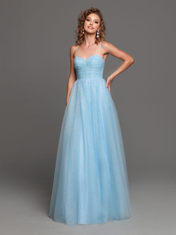 Sparkle Prom 72250 Ice Blue Tulle A-Line Dress Sparkle Prom Collection 