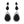 3 Tier Crystal Rhinestone Teardrop Dangle Earring