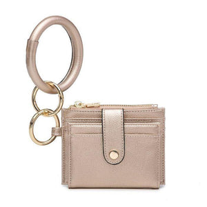 Sammie Mini Snap Wallet w/ Wrist Ring Jen & Co Handbags 