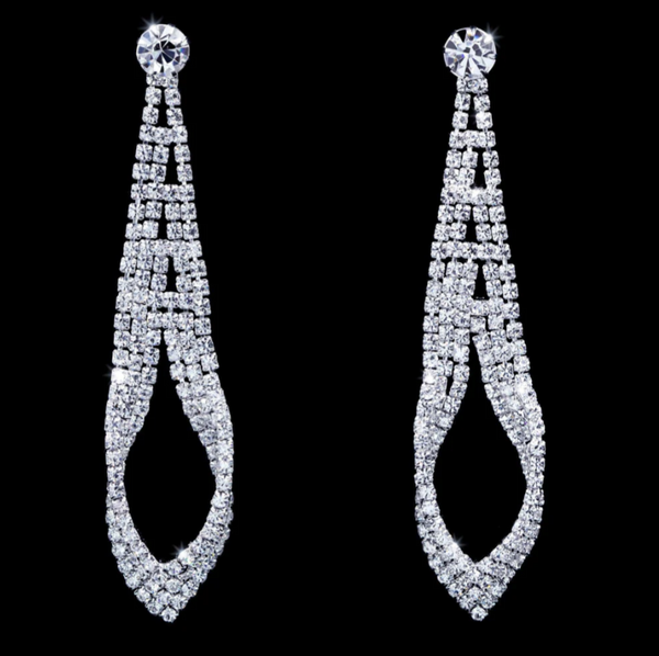 Triple Fold 3.25" Drop Earring