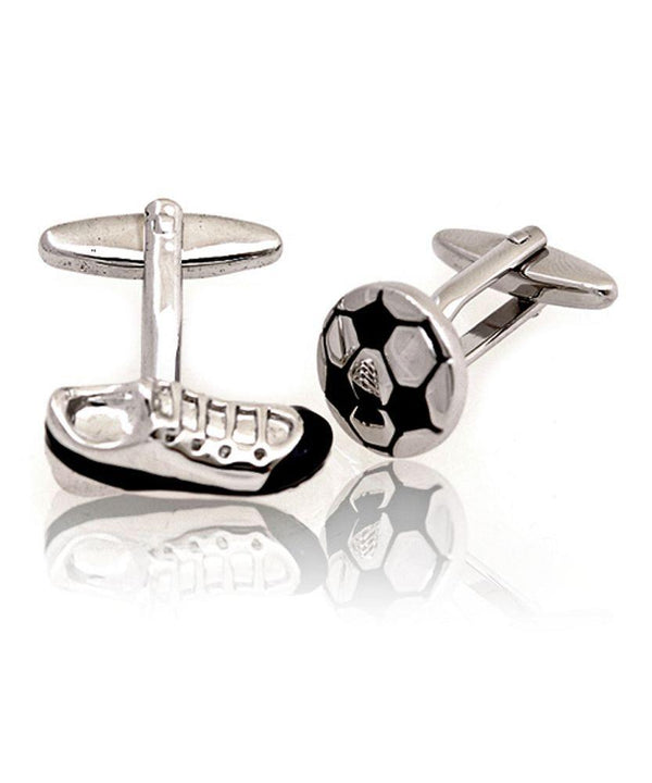 Soccer Ball and Cleat Cufflink Set - Formalwear Outlet Hillsborough, NC