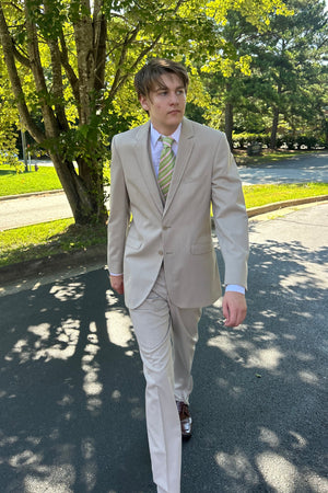 Tan Moda Destination Suit Jacket & Pants Jean Yves 