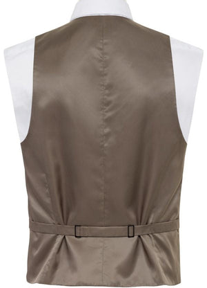 Tan Ike Behar Vest matches the Dominic Suit Ike Behar 