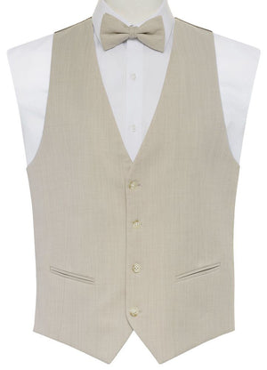 Tan Ike Behar Vest matches the Dominic Suit Ike Behar 